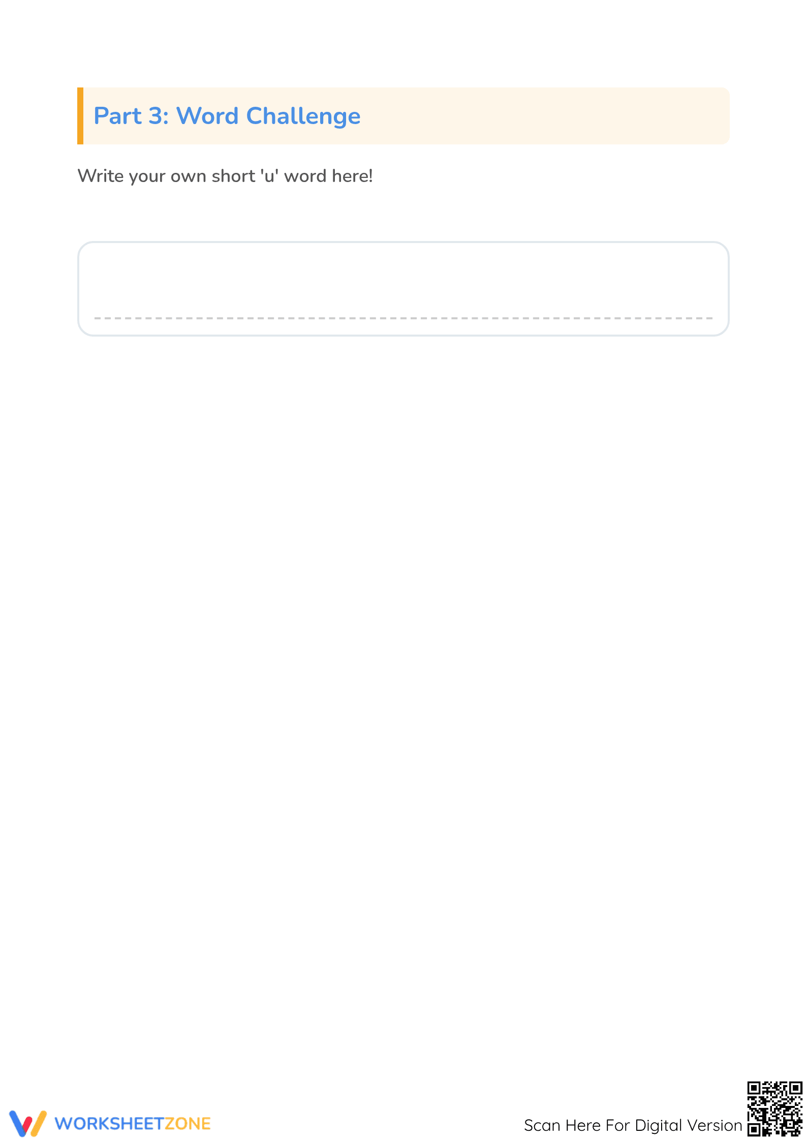 Essential Short U Tracing Worksheet | Grade K-2 Phonics - Page 4
