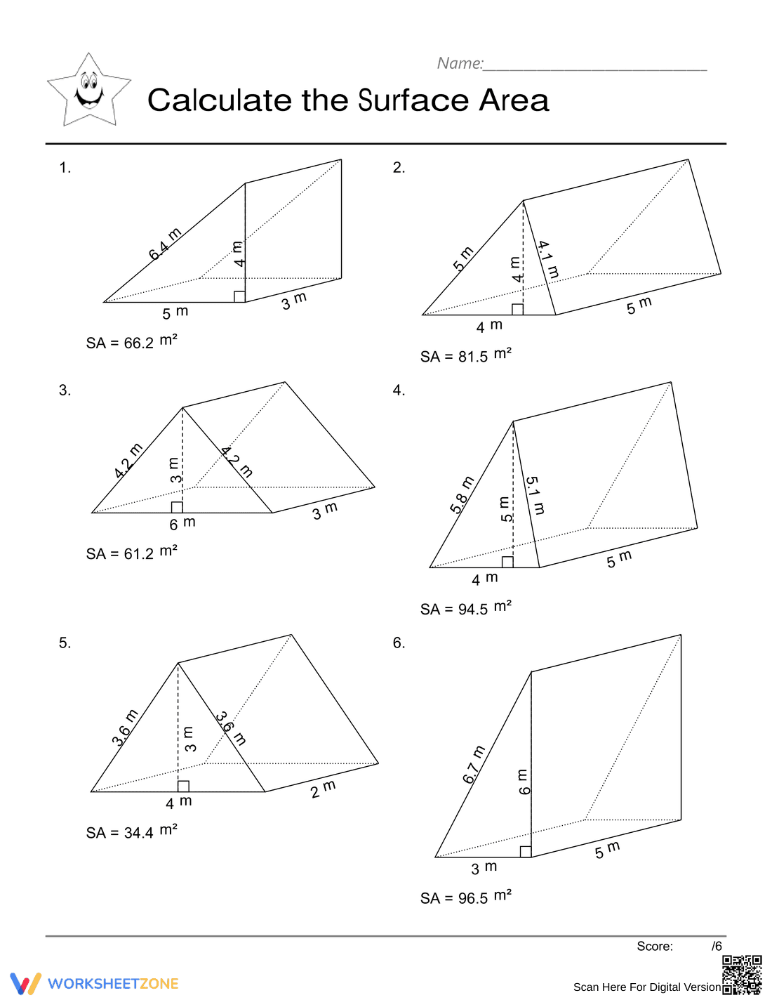 Master Triangular Prisms: A Geometry Worksheet - Page 2
