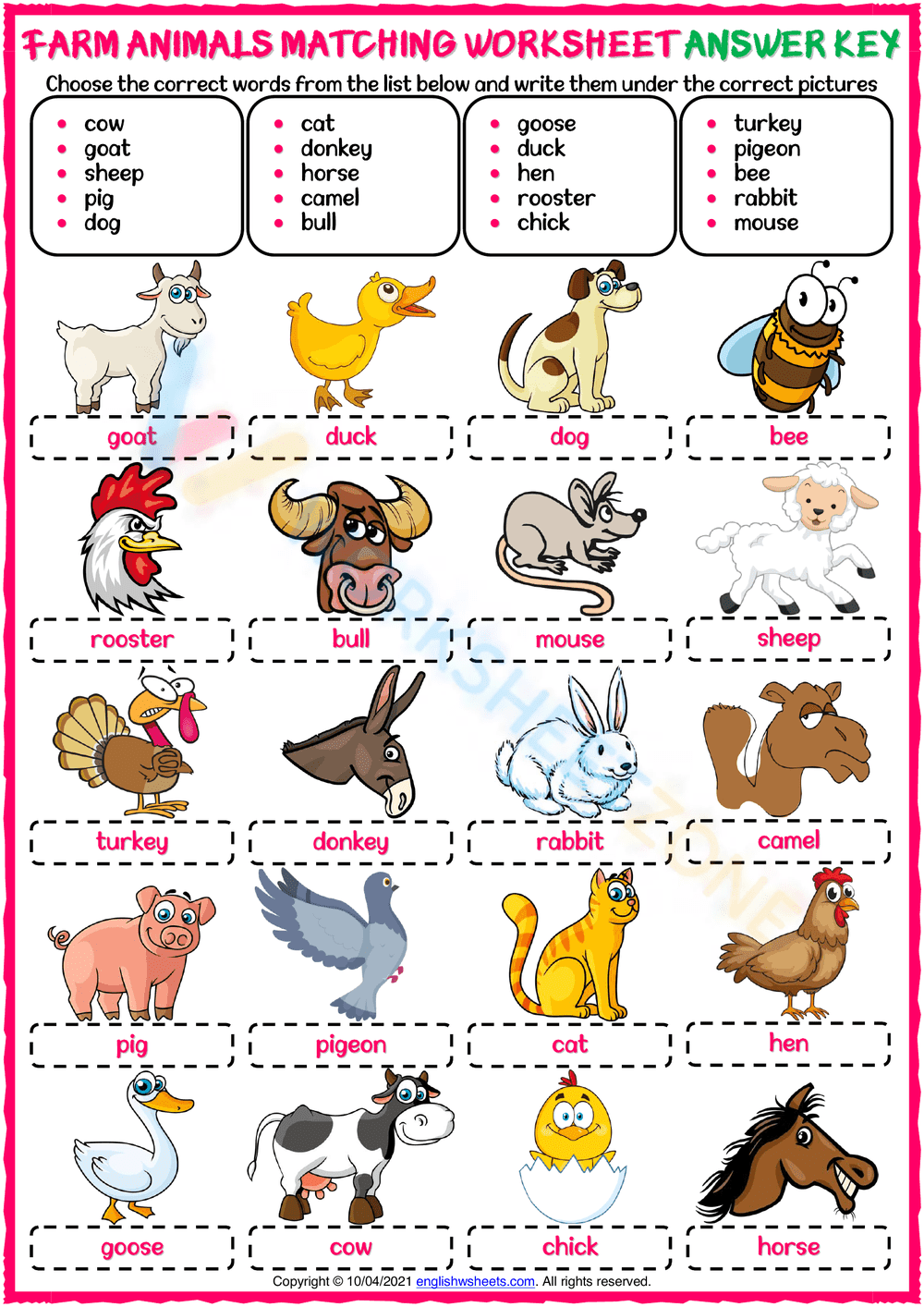 vocabulary worksheets 4 - Page 2