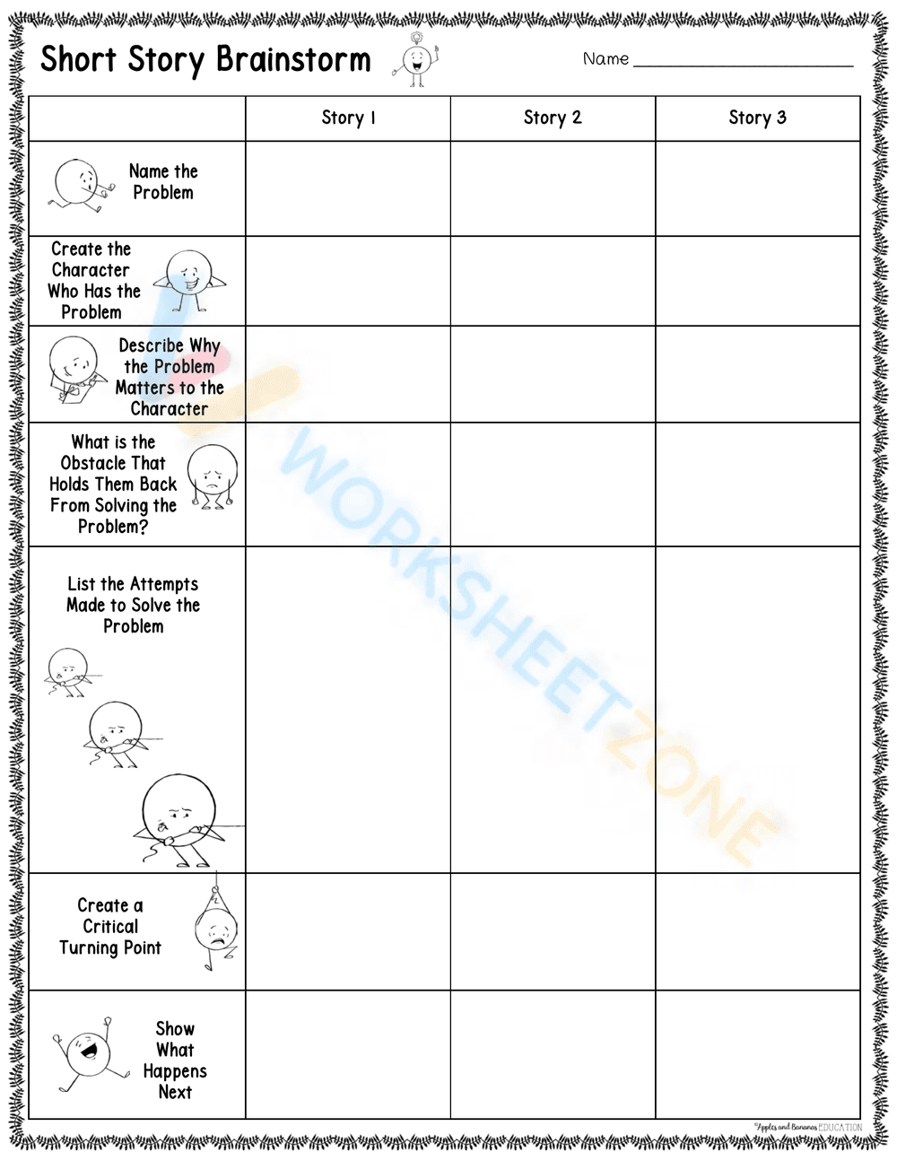 writing worksheets 7 - Page 2