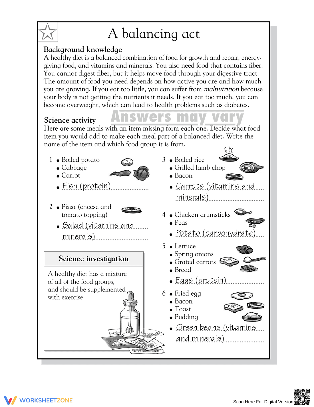Explore Balance with This Balancing Act Worksheet - Page 2