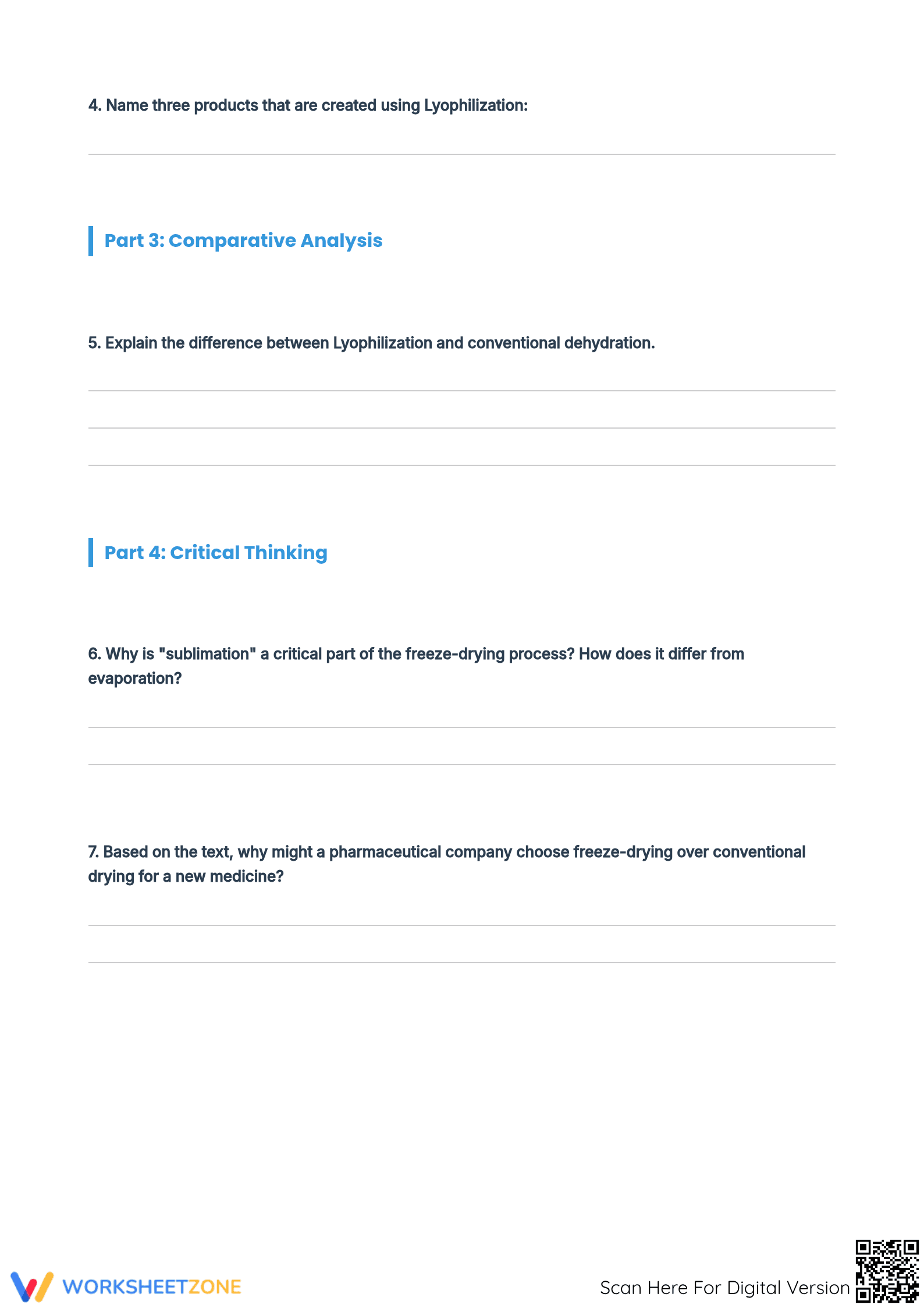 Grade 7 Informational Text — Printable No-Prep Worksheet - Page 3