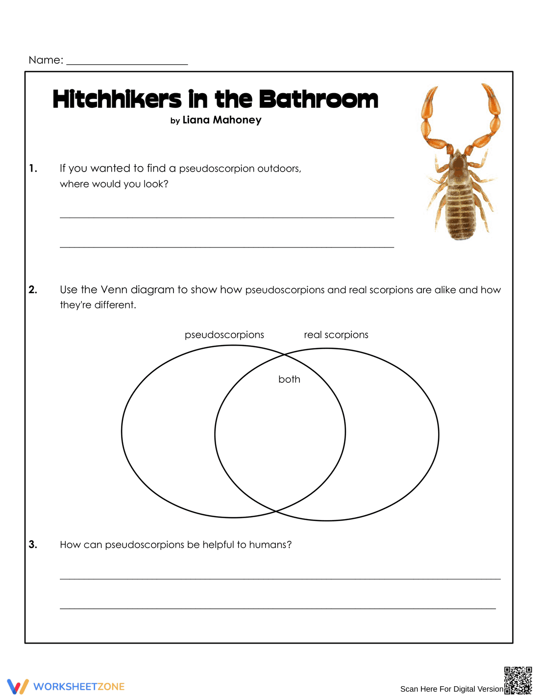 Grade 5 Reading Comprehension — Printable No-Prep Worksheet - Page 2