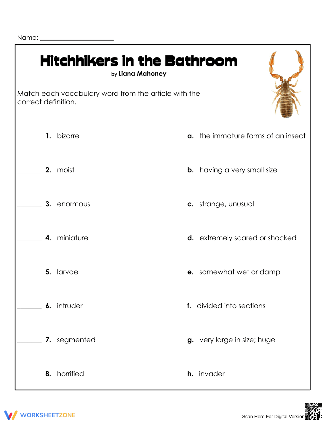 Grade 5 Reading Comprehension — Printable No-Prep Worksheet - Page 3