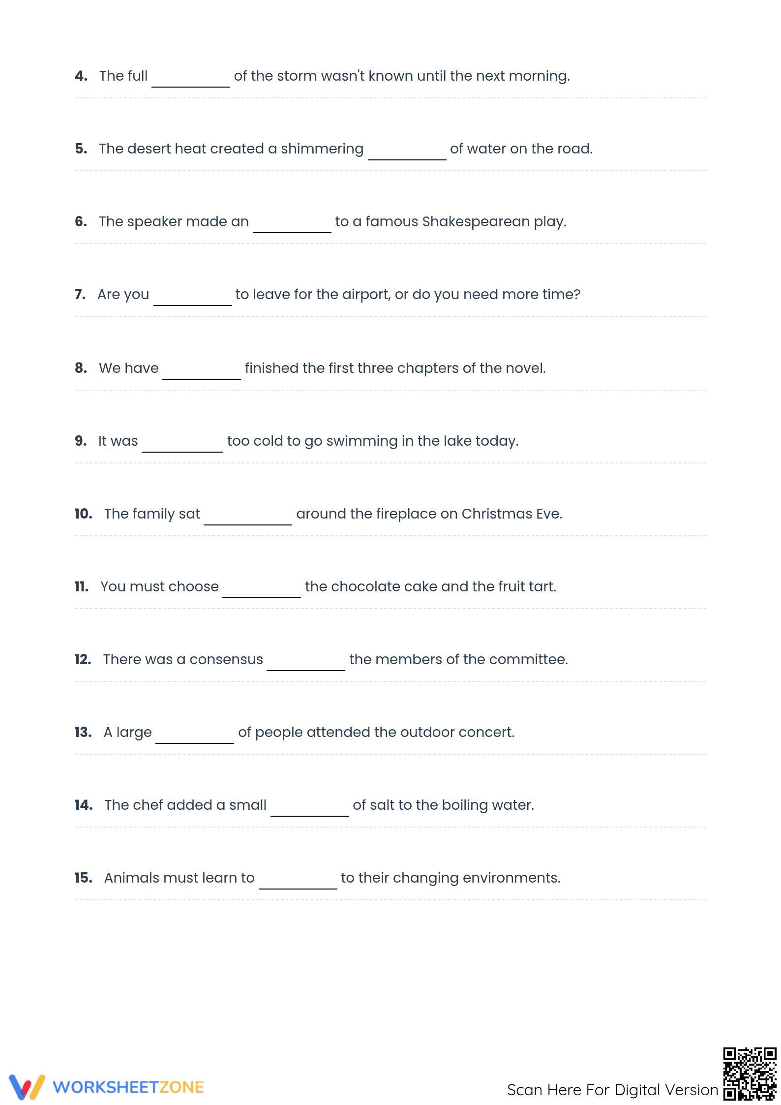 Essential Commonly Confused Words Worksheet | Grades 6-9 - Page 3