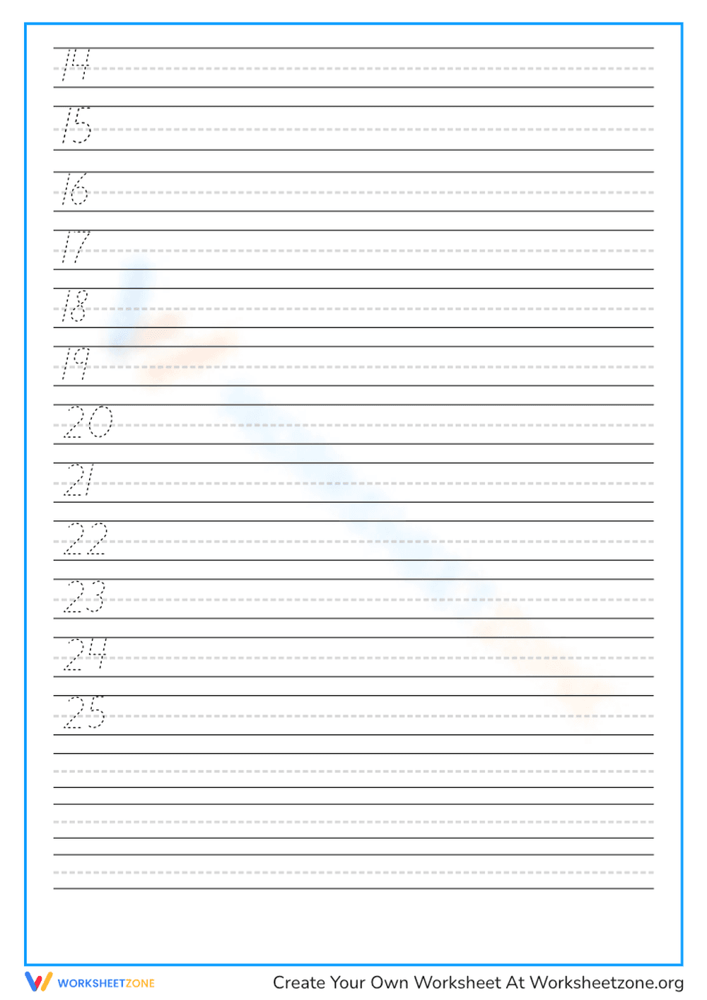 Math Drills: counting Worksheet - Page 2