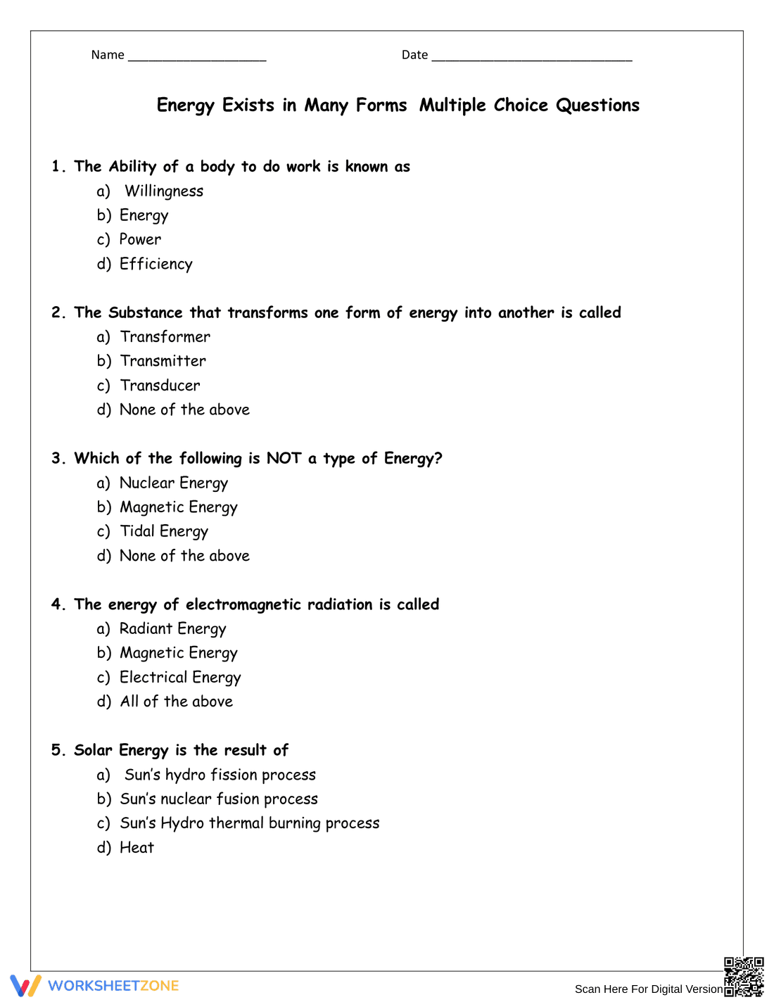 Interactive 4th Grade Science Worksheet - Page 2