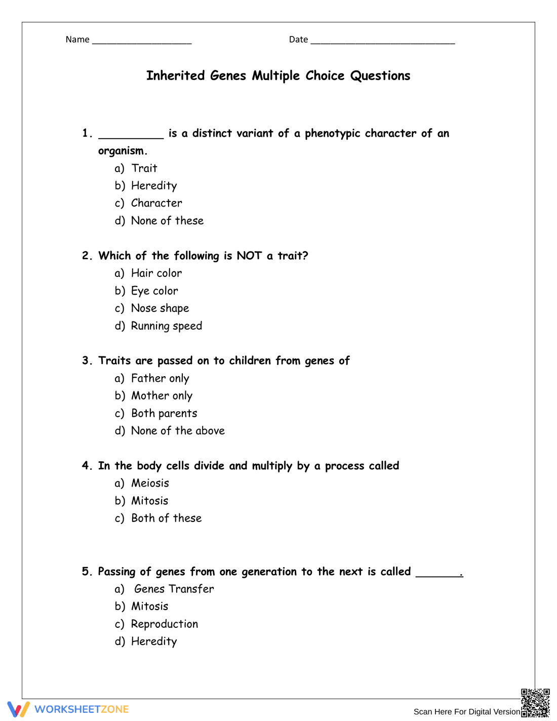 Science Skill-Building Worksheet for 4th - Page 2