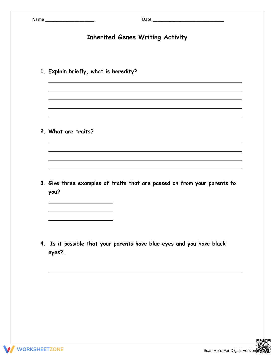 Science Skill-Building Worksheet for 4th - Page 4