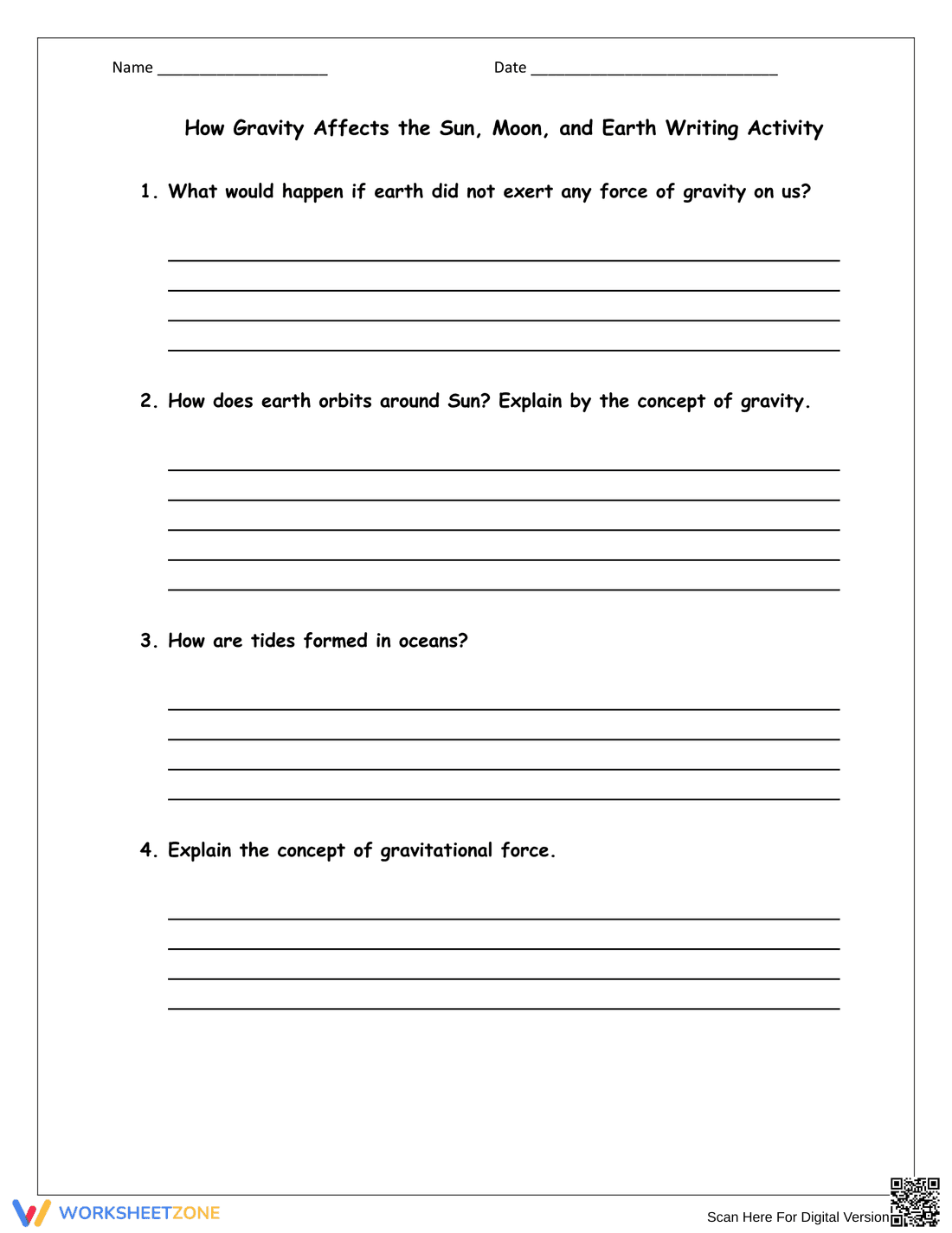 Fun Science Activity Worksheet for 4th - Page 4