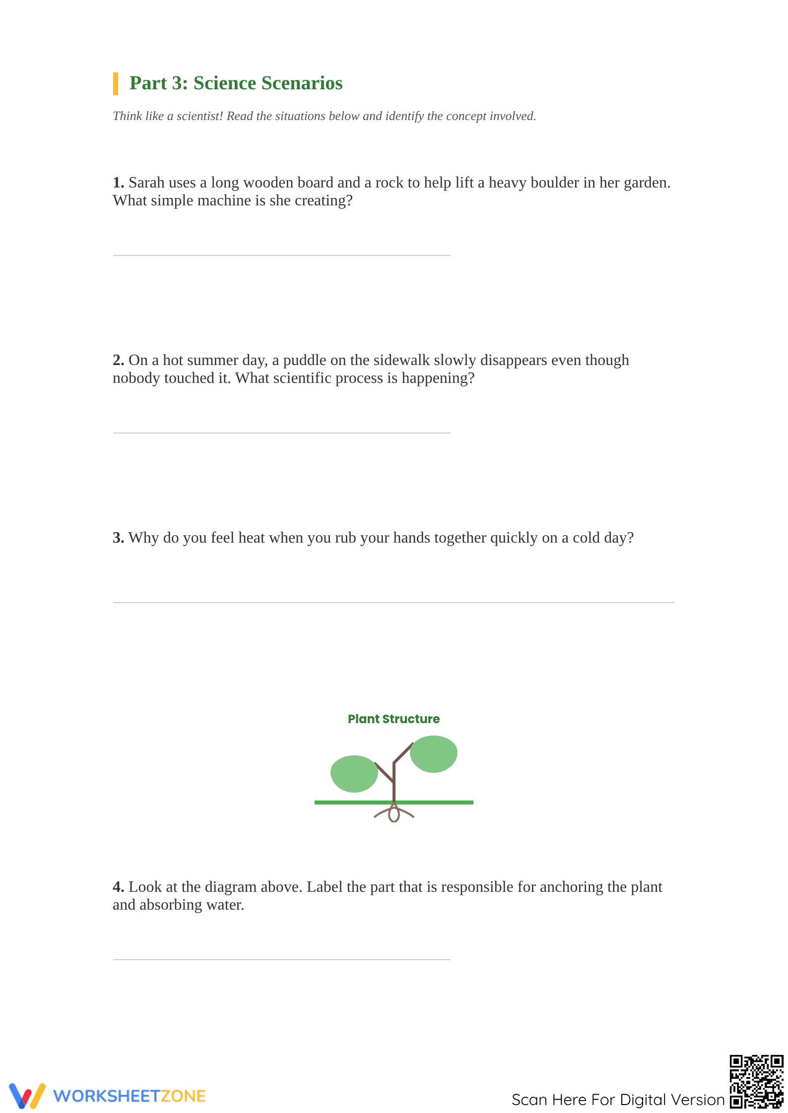 Printable 6th Grade Science Review & Comprehensive Quiz - Page 4