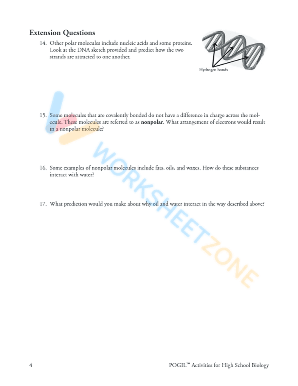 Printable Properties of Water Worksheet | Grade 9 Science - Page 4