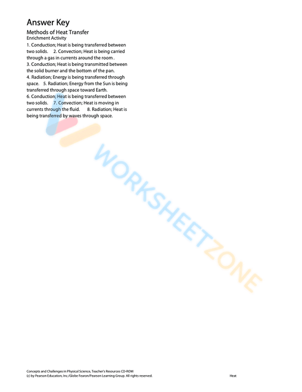 Heat Transfer Methods Worksheet | Grade 6-8 Essential - Page 2
