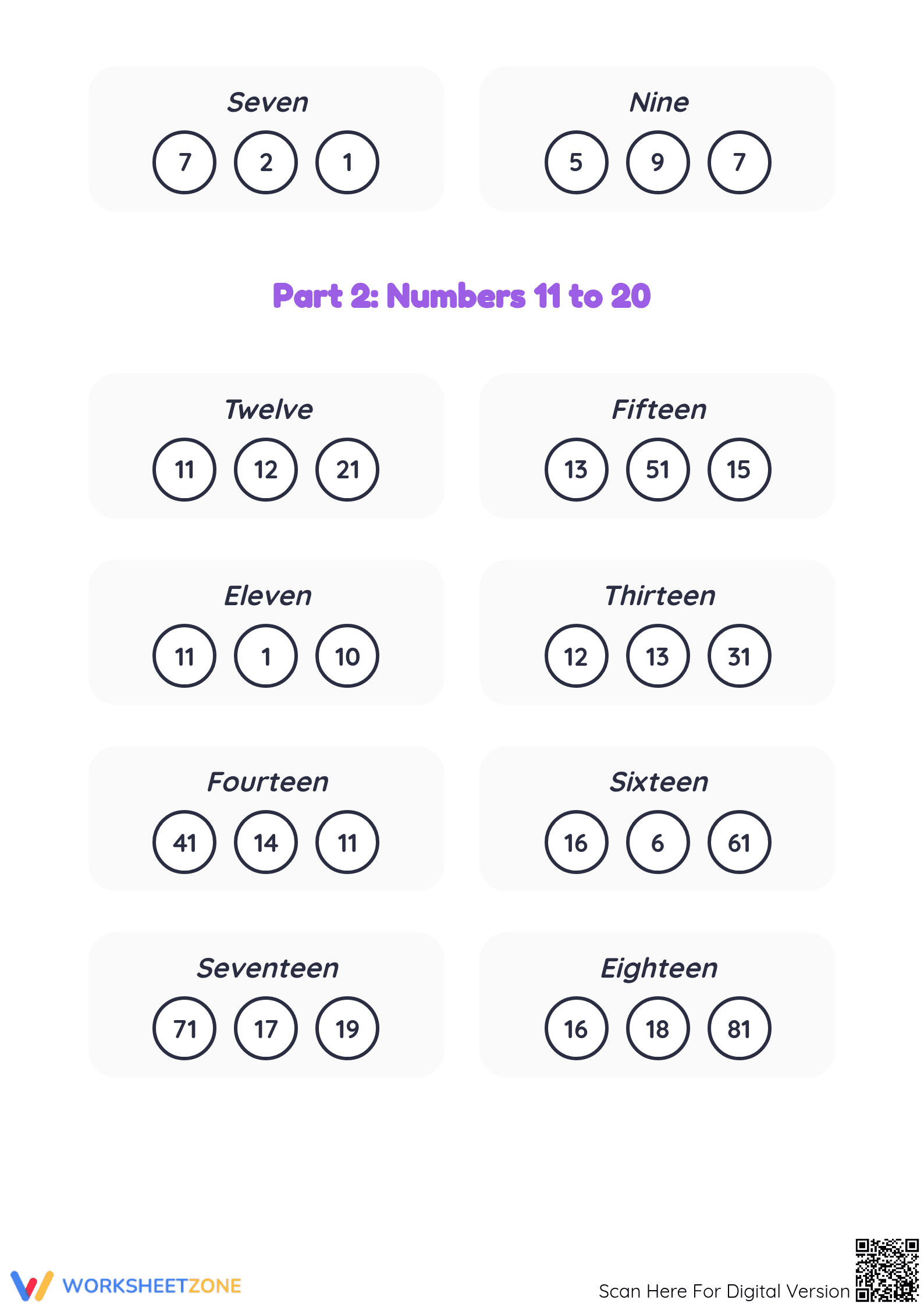 Printable Number Coloring Math Worksheet | Grade K Ready - Page 2