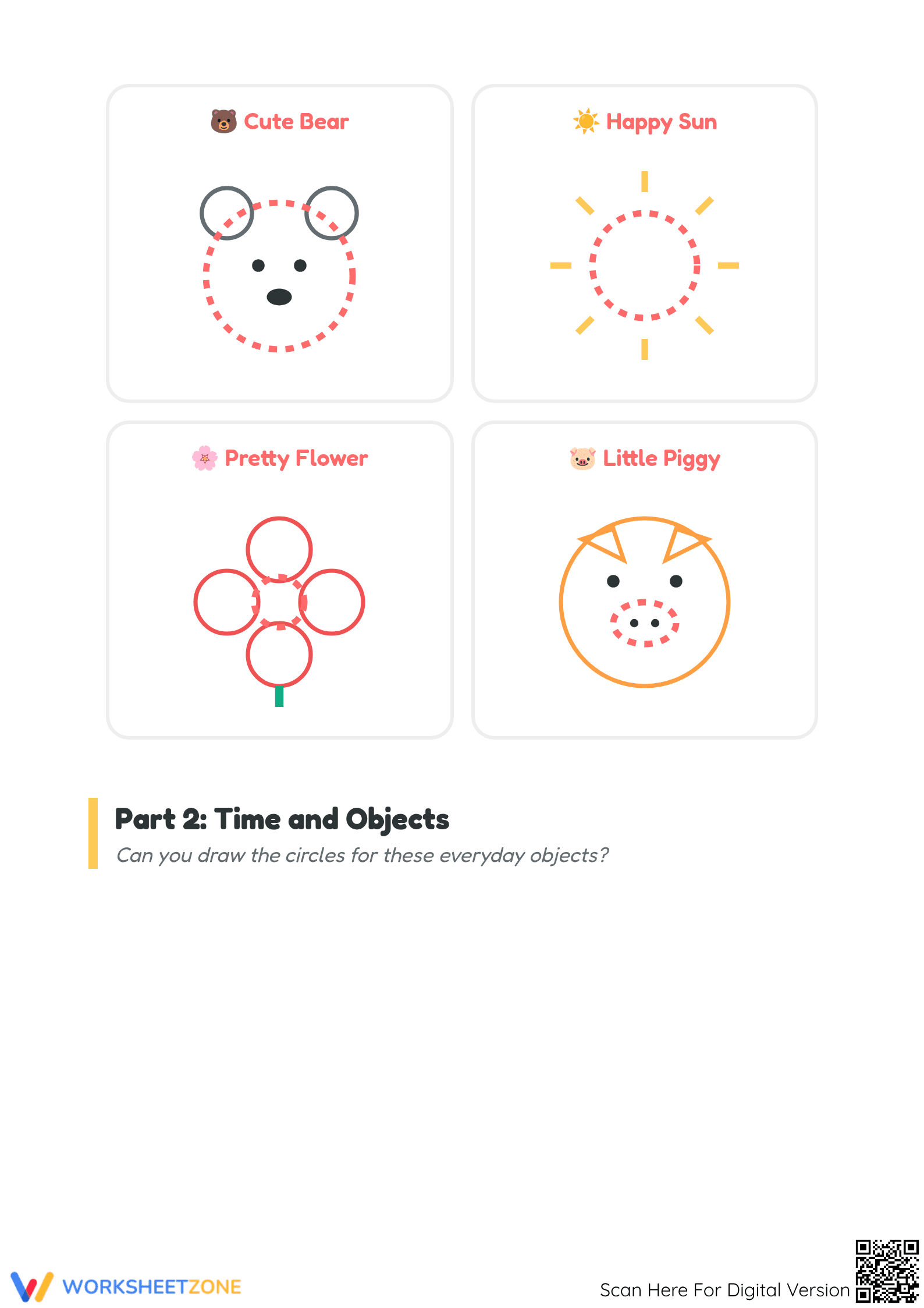 Complete Picture Circle Drawing Worksheet | Ready to Print - Page 2