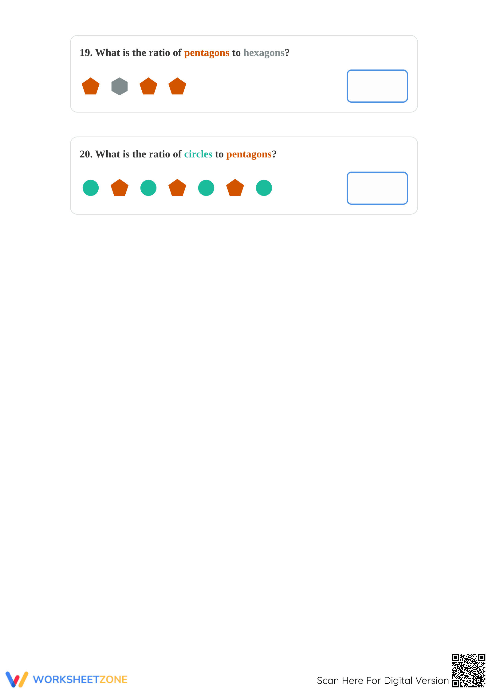 Printable Finding Ratios Worksheet | Grade 3-4 Math Guide - Page 5