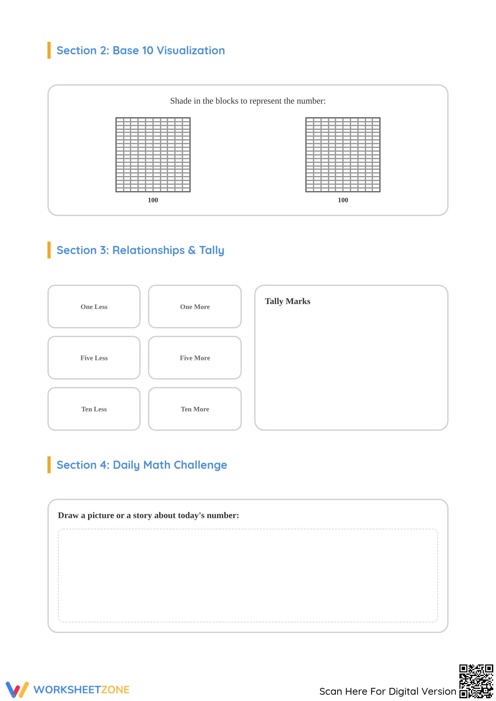 Essential Number of the Day Worksheet | Grade 2 Math - Page 2