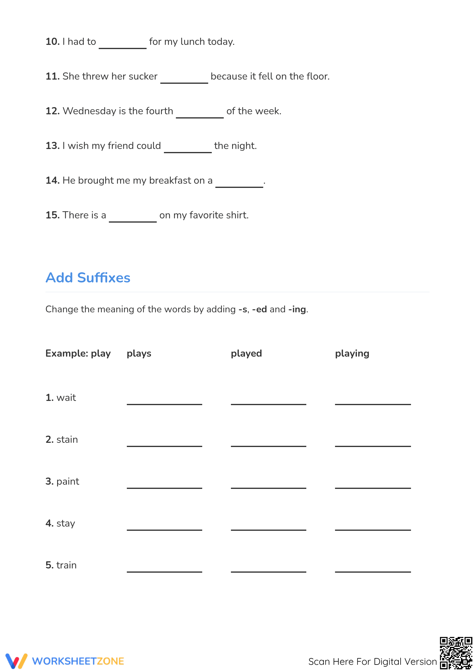 Essential Long A Vowel Teams Worksheet | Grades 3-5 - Page 2