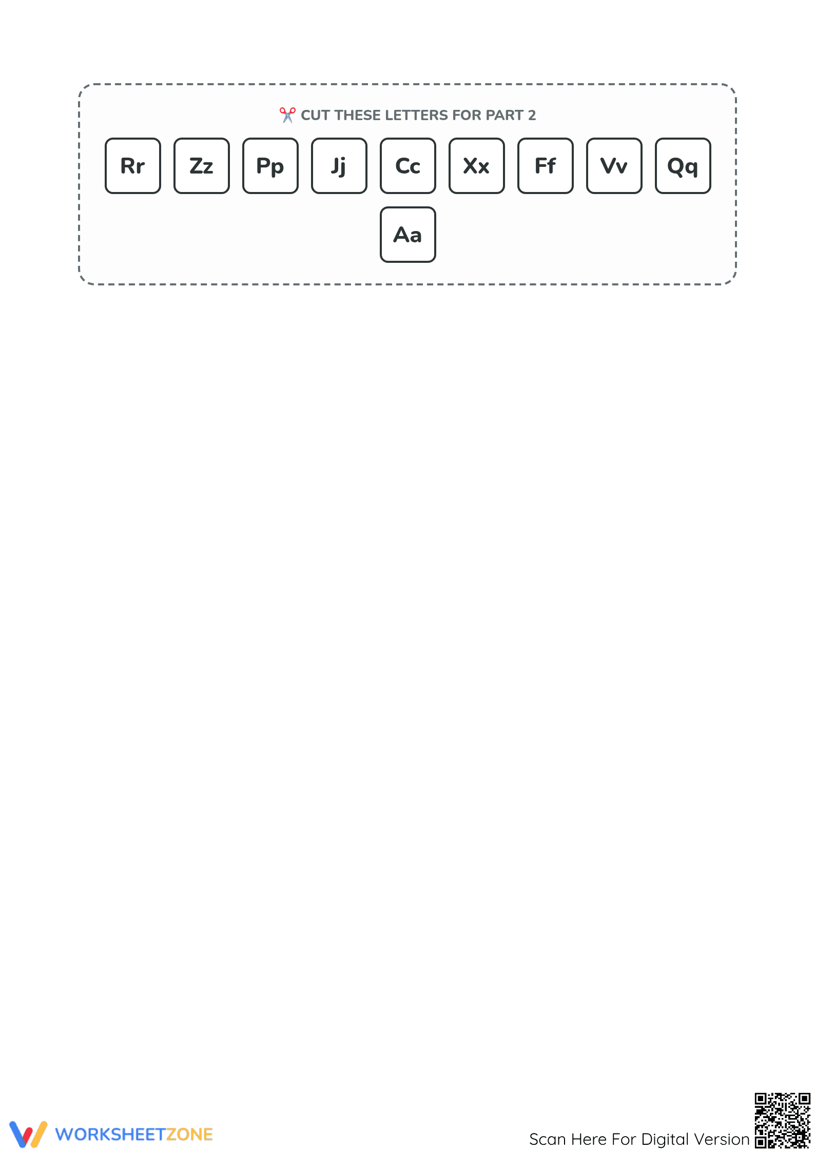 Beginning Sounds Worksheet | Kindergarten ELA Printable - Page 3