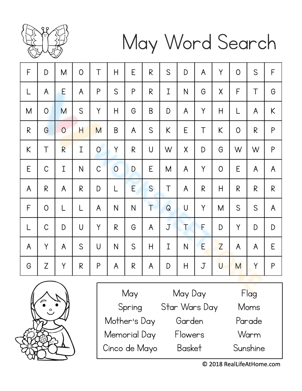 May Word Search 2 - Page 2