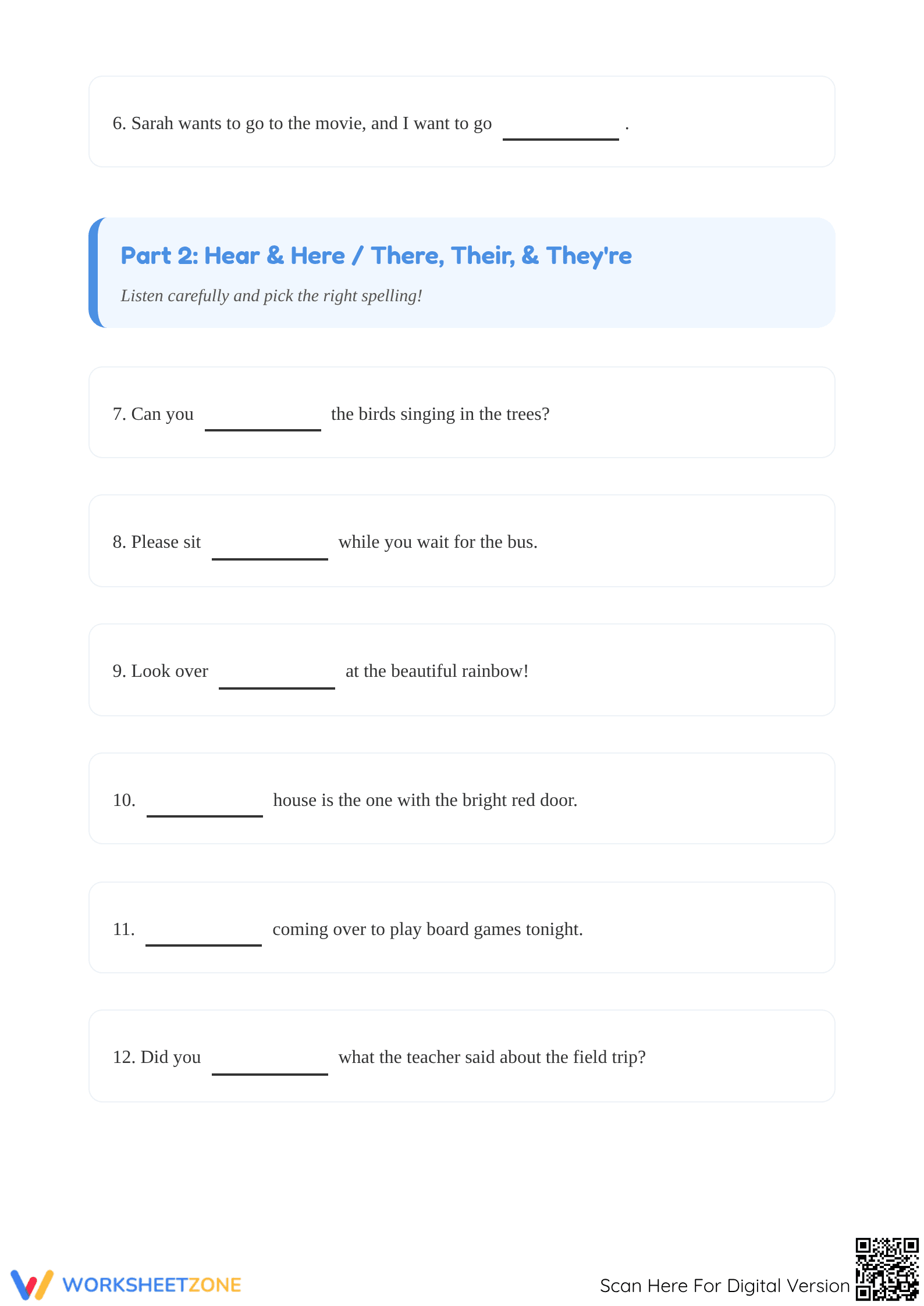 Essential Homophones Practice Worksheet | Grade 2-3 Ready - Page 2