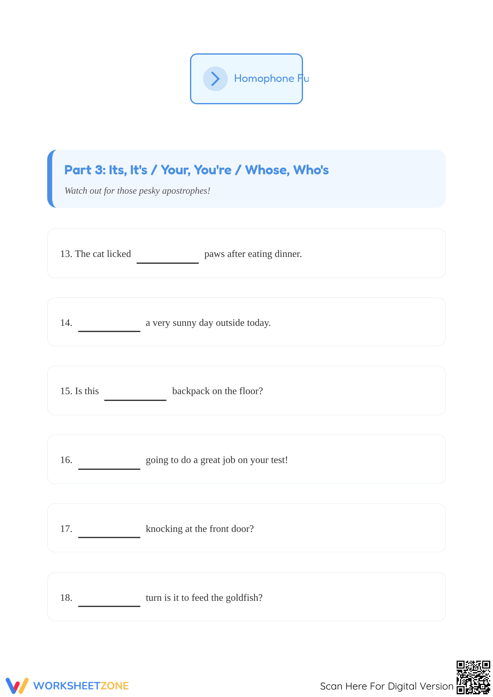 Essential Homophones Practice Worksheet | Grade 2-3 Ready - Page 3
