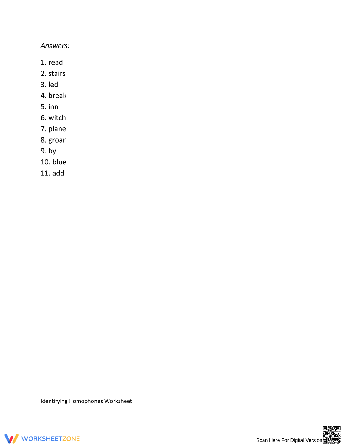 Printable Homophones Worksheet | Grade 4 Vocabulary - Page 2
