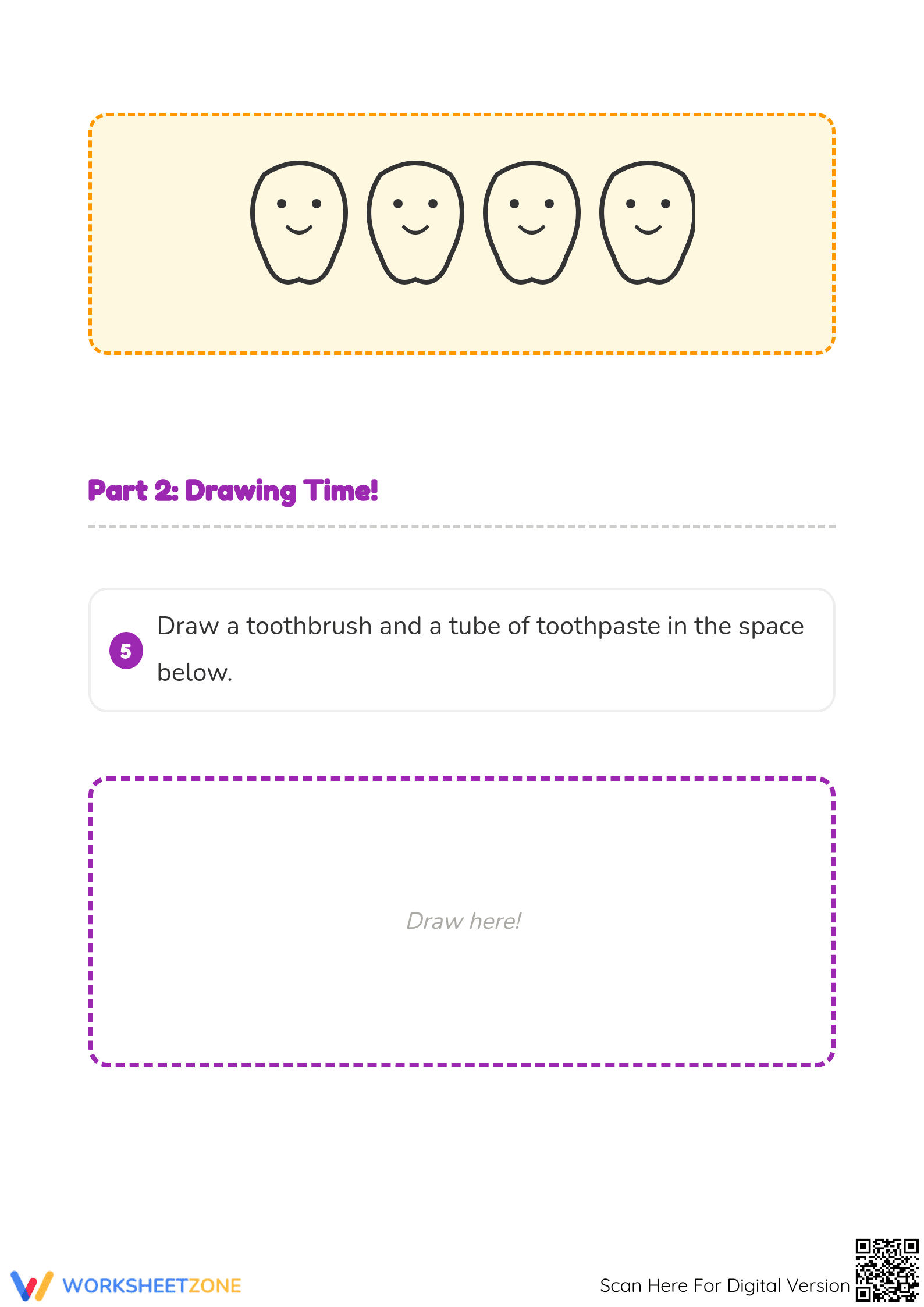 Enhance Focus with this Following Directions Worksheet - Page 2