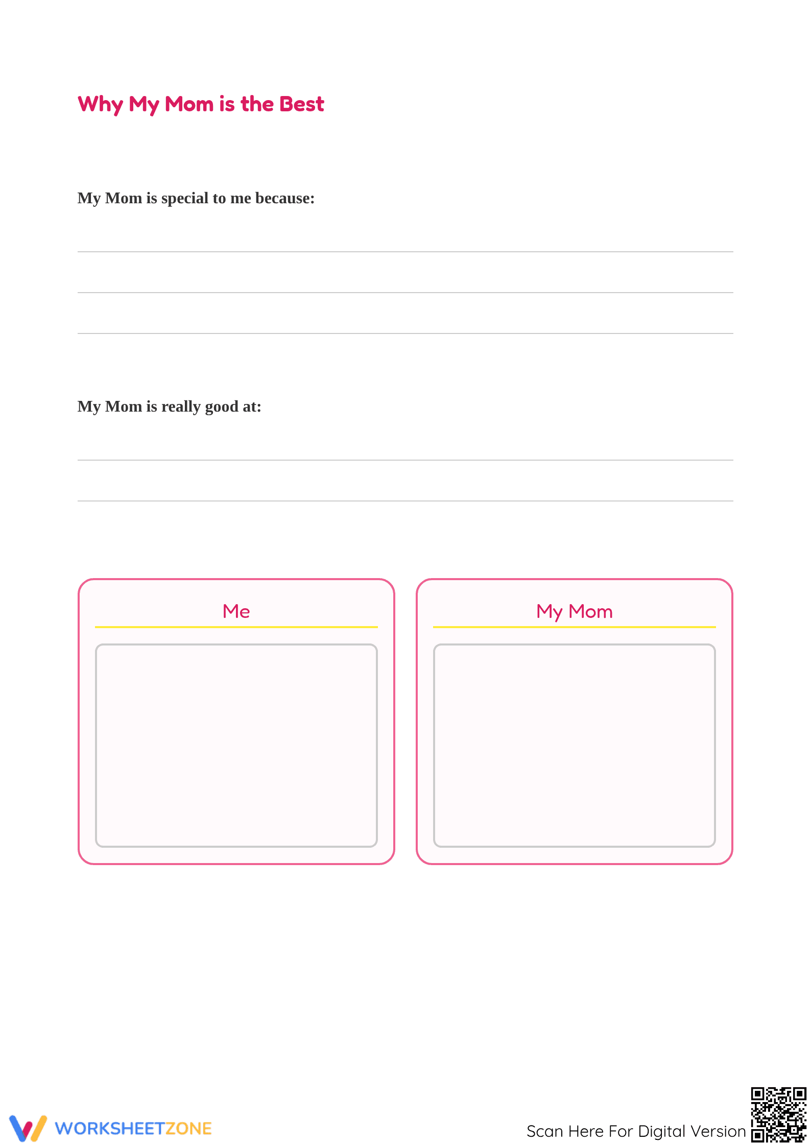 Mother's Day Writing Packet | Grade 2-3 Essential - Page 2