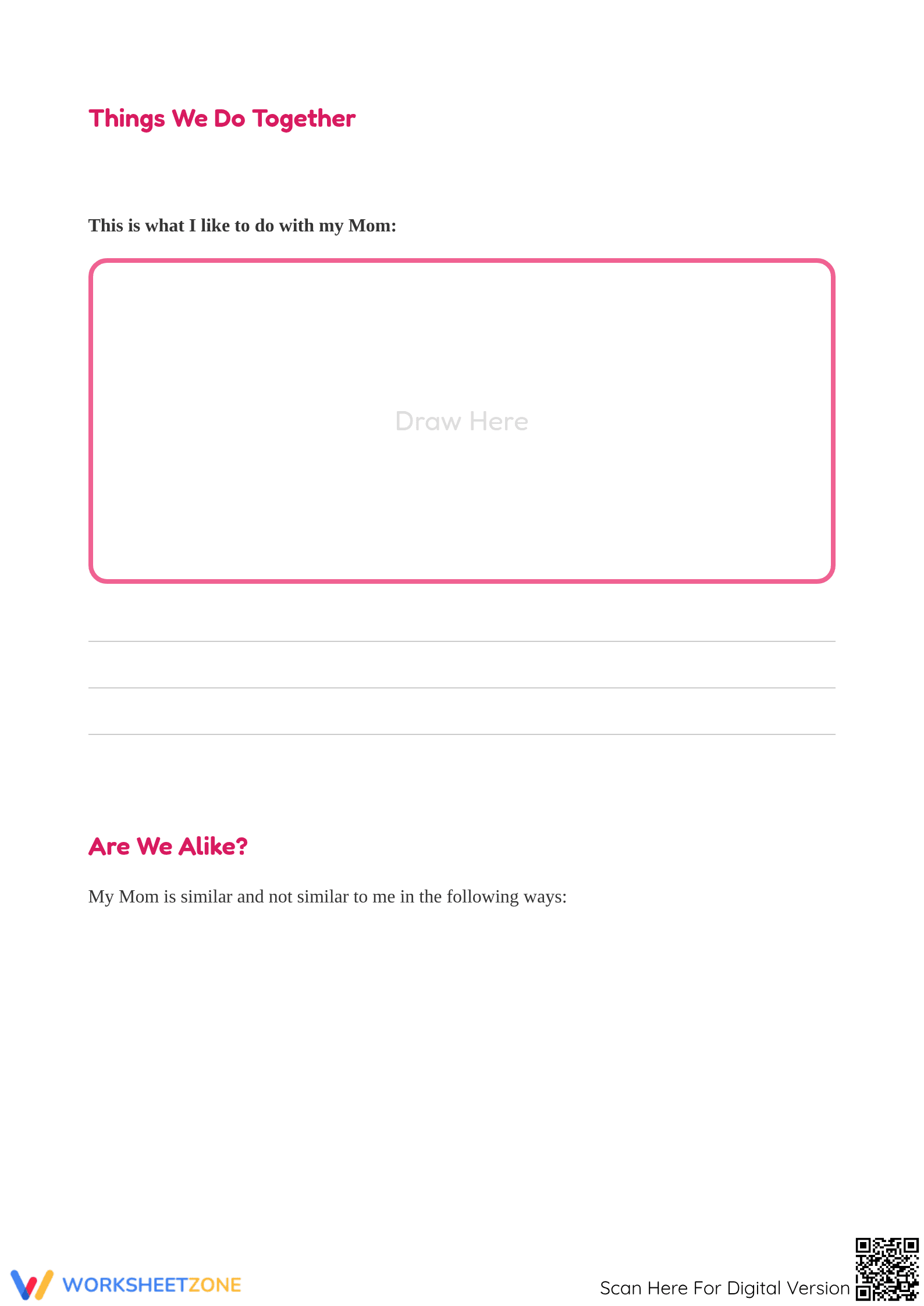 Mother's Day Writing Packet | Grade 2-3 Essential - Page 3