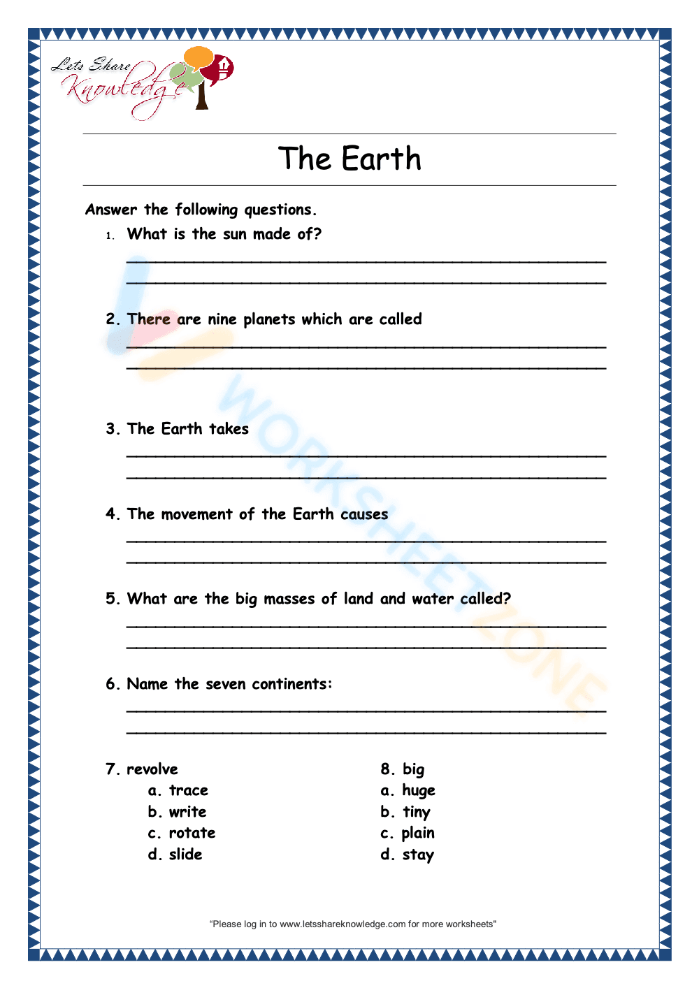 Reading Comprehension Practice: Worksheet 6 - Page 2