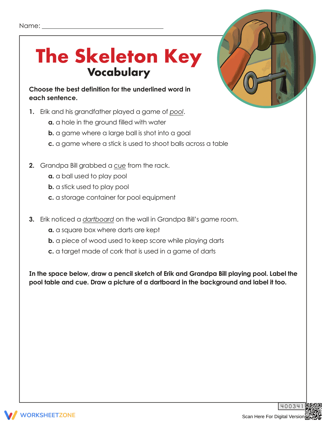 Reading Comprehension Printable Worksheet | Grade 4 ELA - Page 4