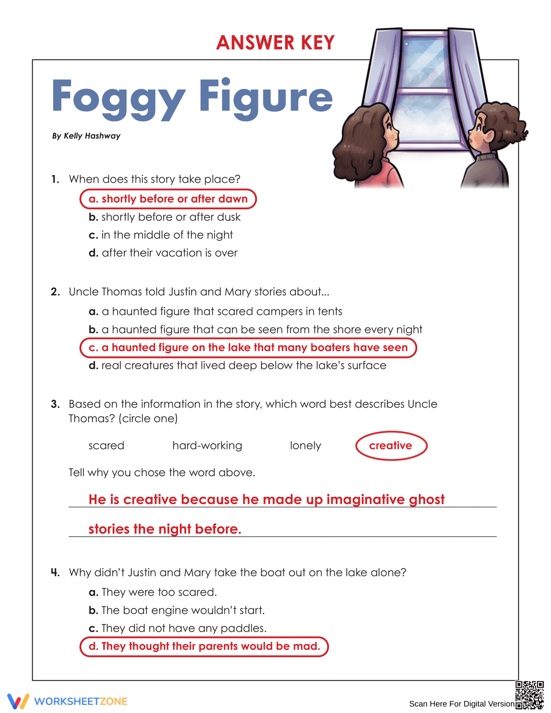 Printable 4th Grade Reading Comprehension Worksheet - Page 6