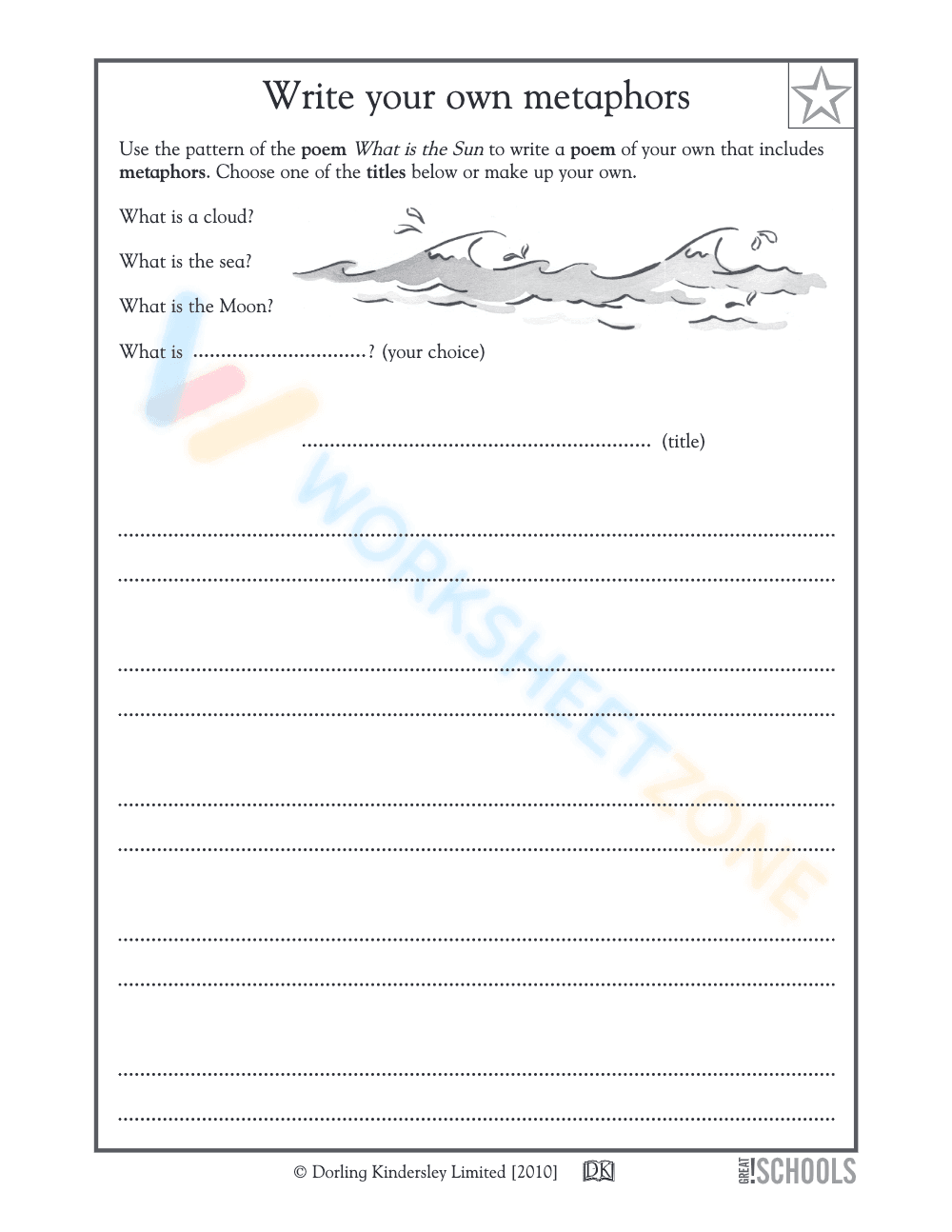Metaphors and Similes Worksheet | Grade 5 ELA Printable - Page 2