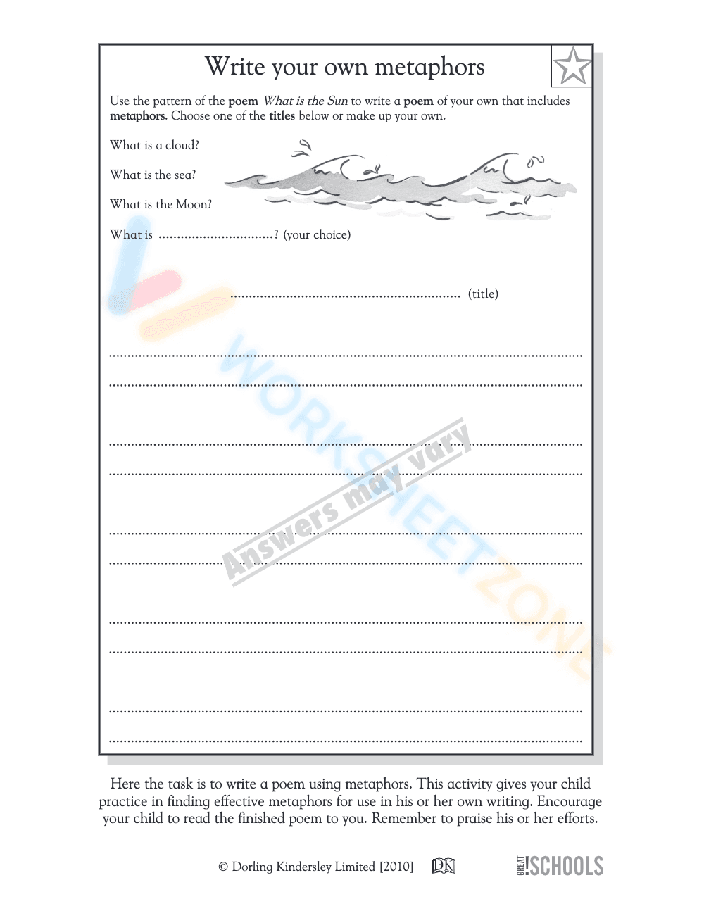 Metaphors and Similes Worksheet | Grade 5 ELA Printable - Page 4