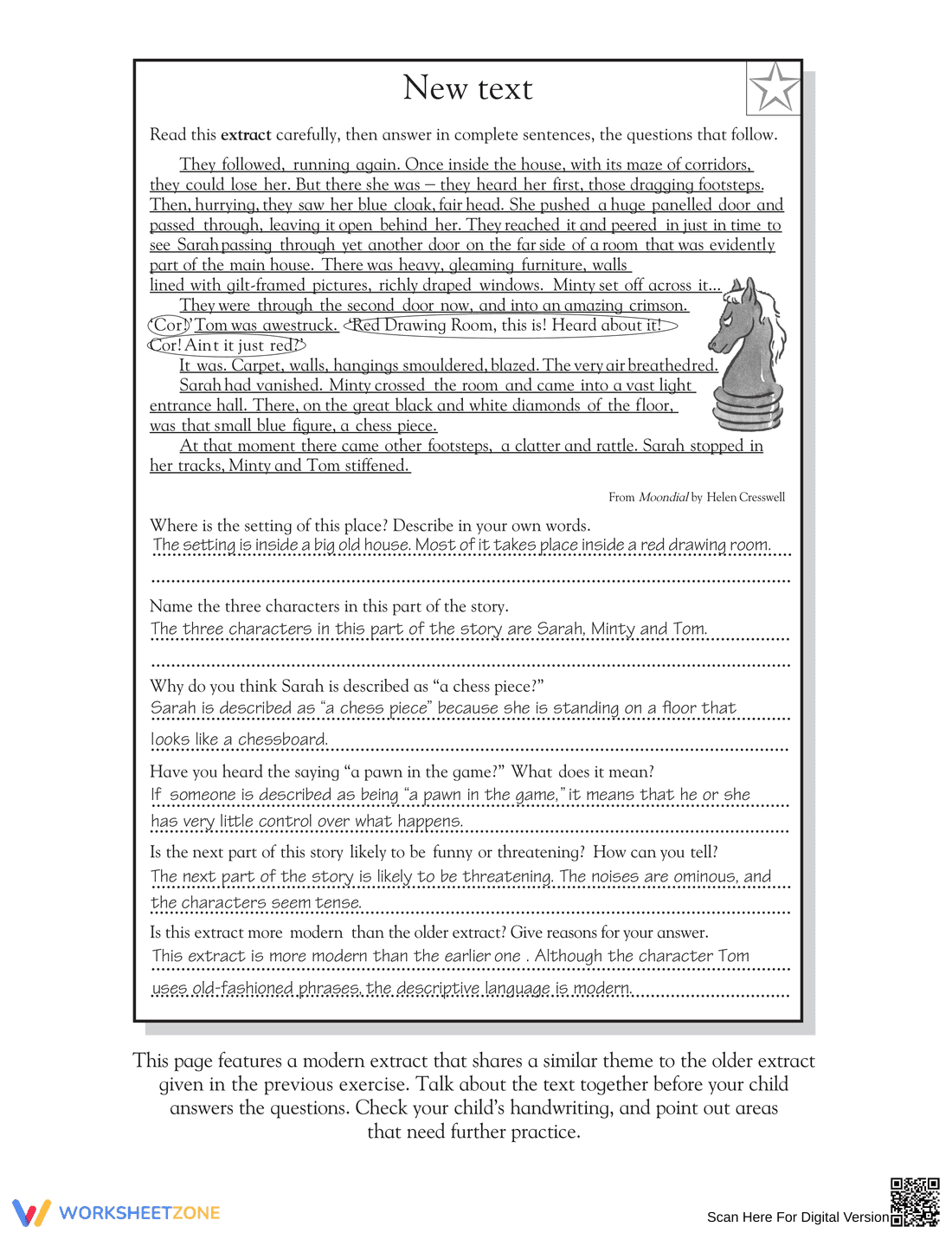 Comparing Texts Worksheet | Essential Grade 5 ELA - Page 5