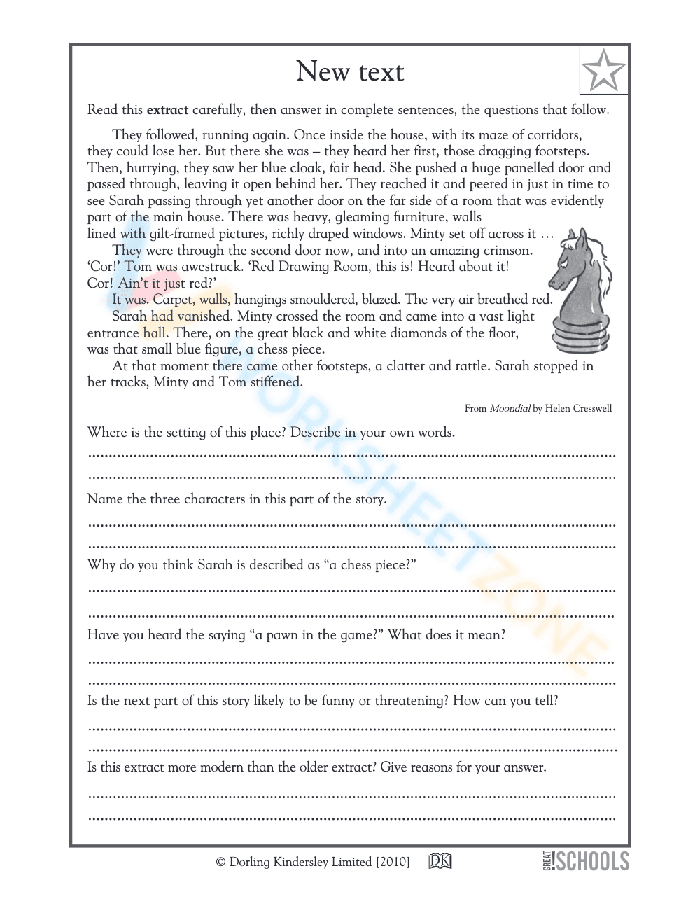 Comparing Texts Worksheet | Essential Grade 5 ELA - Page 2