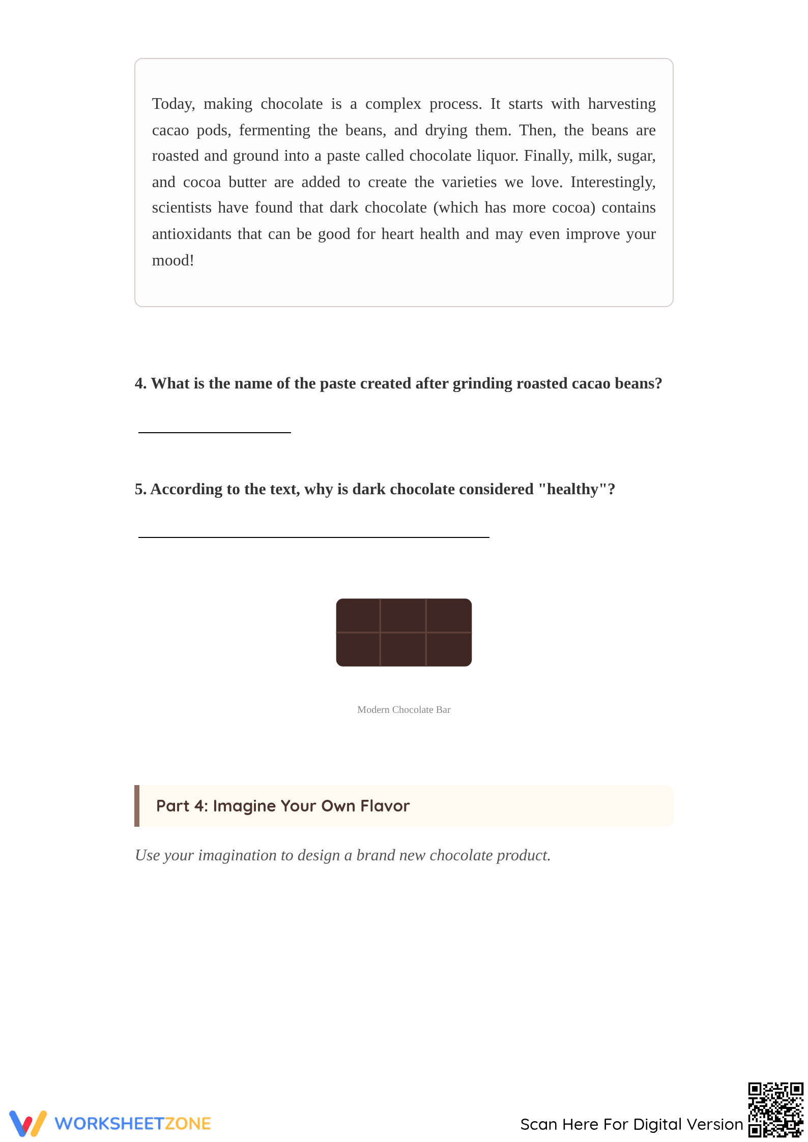 Essential Grade 6 Reading: The History of Chocolate - Page 3