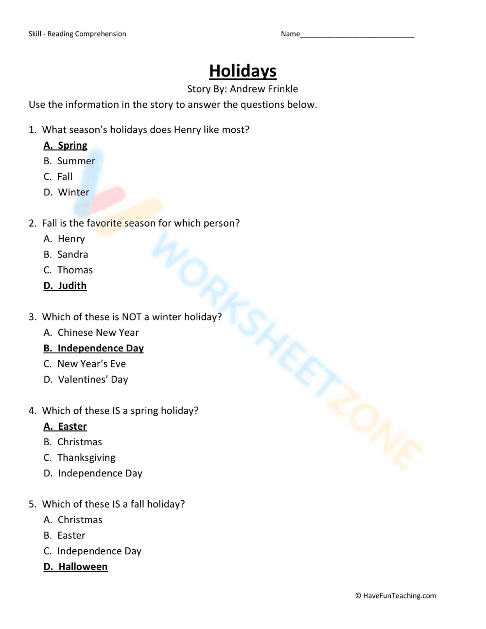 8th grade reading 2 - Page 3