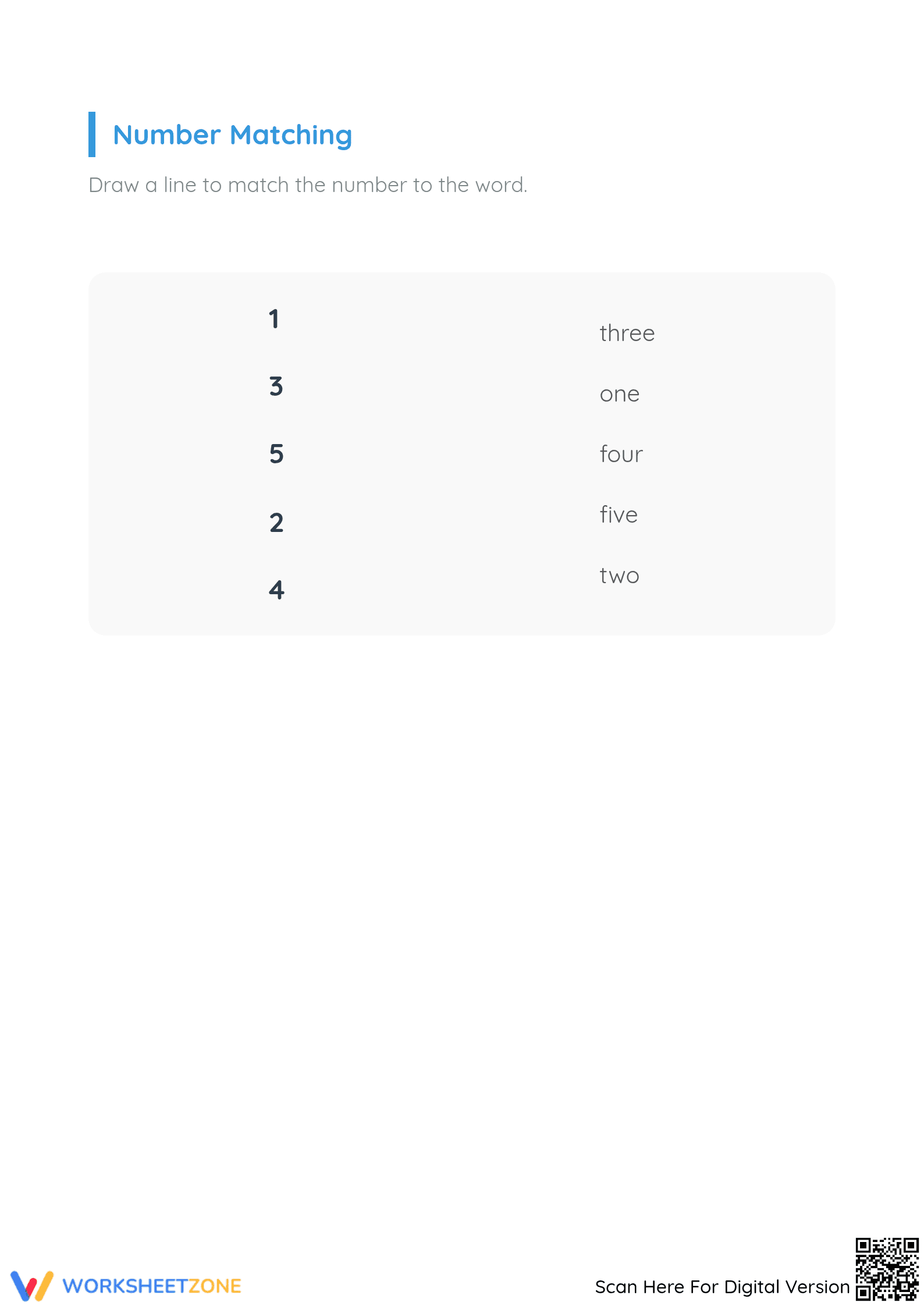 Printable Number Tracing 1-10 Worksheet | Kindergarten - Page 4