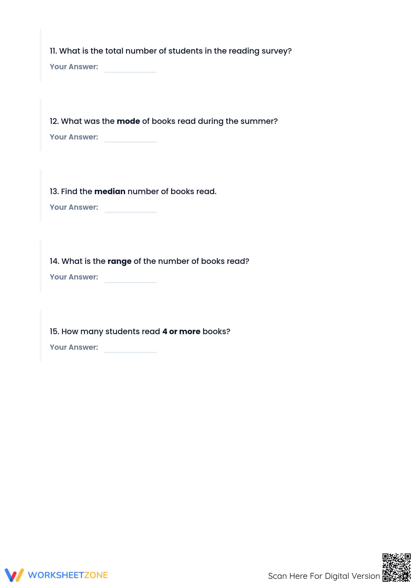 Interpreting Dot Plots Worksheet | Grade 6 Essential - Page 4