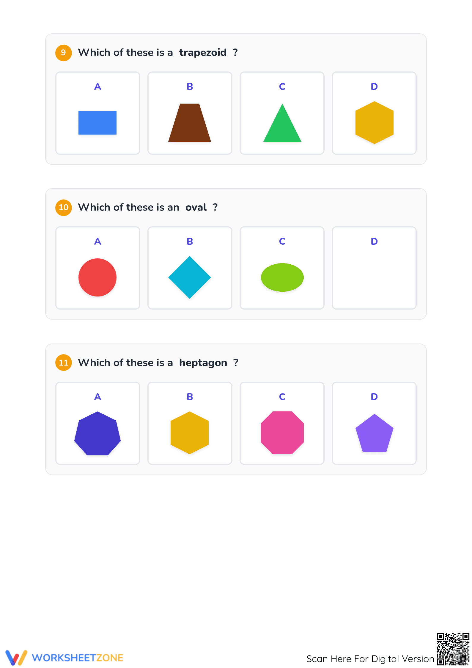 Essential 2D Shapes Identification Worksheet | Grade 1-3 - Page 4