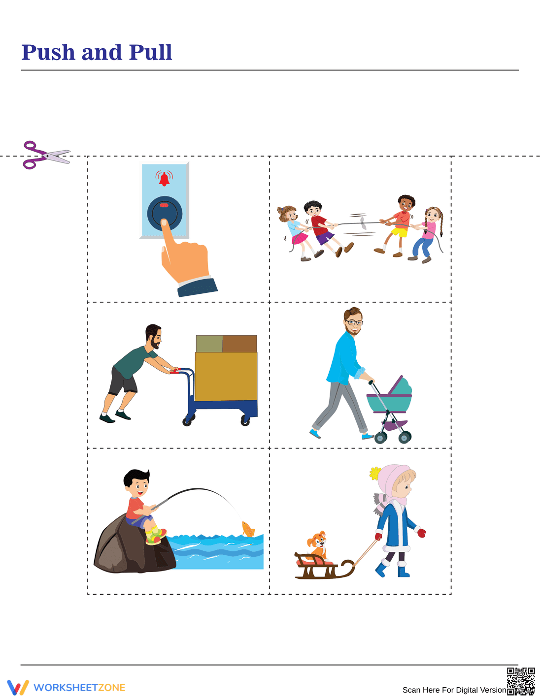 Push and Pull Sorting Worksheet - Page 2