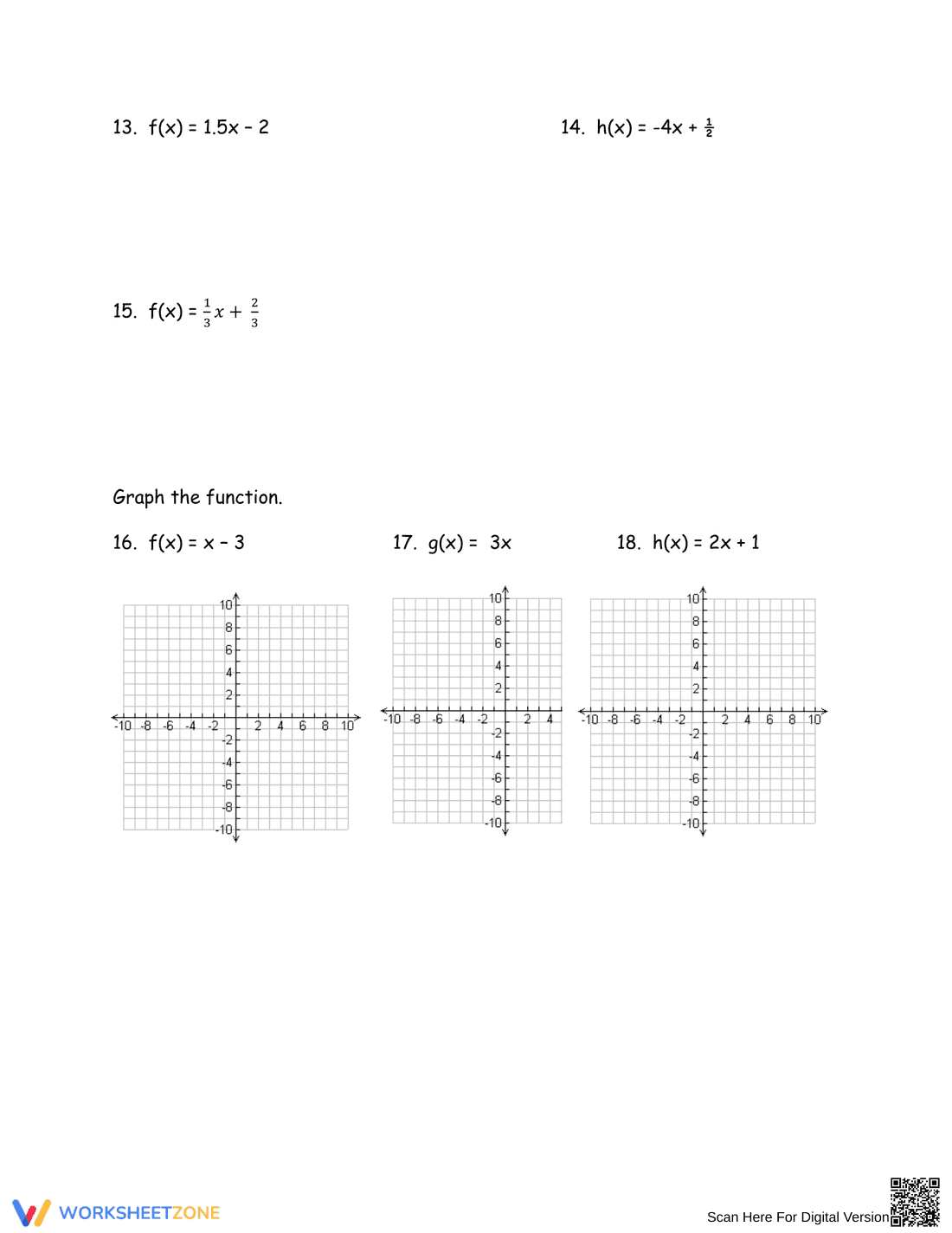 Explore Functions and Relations with this Worksheet - Page 2
