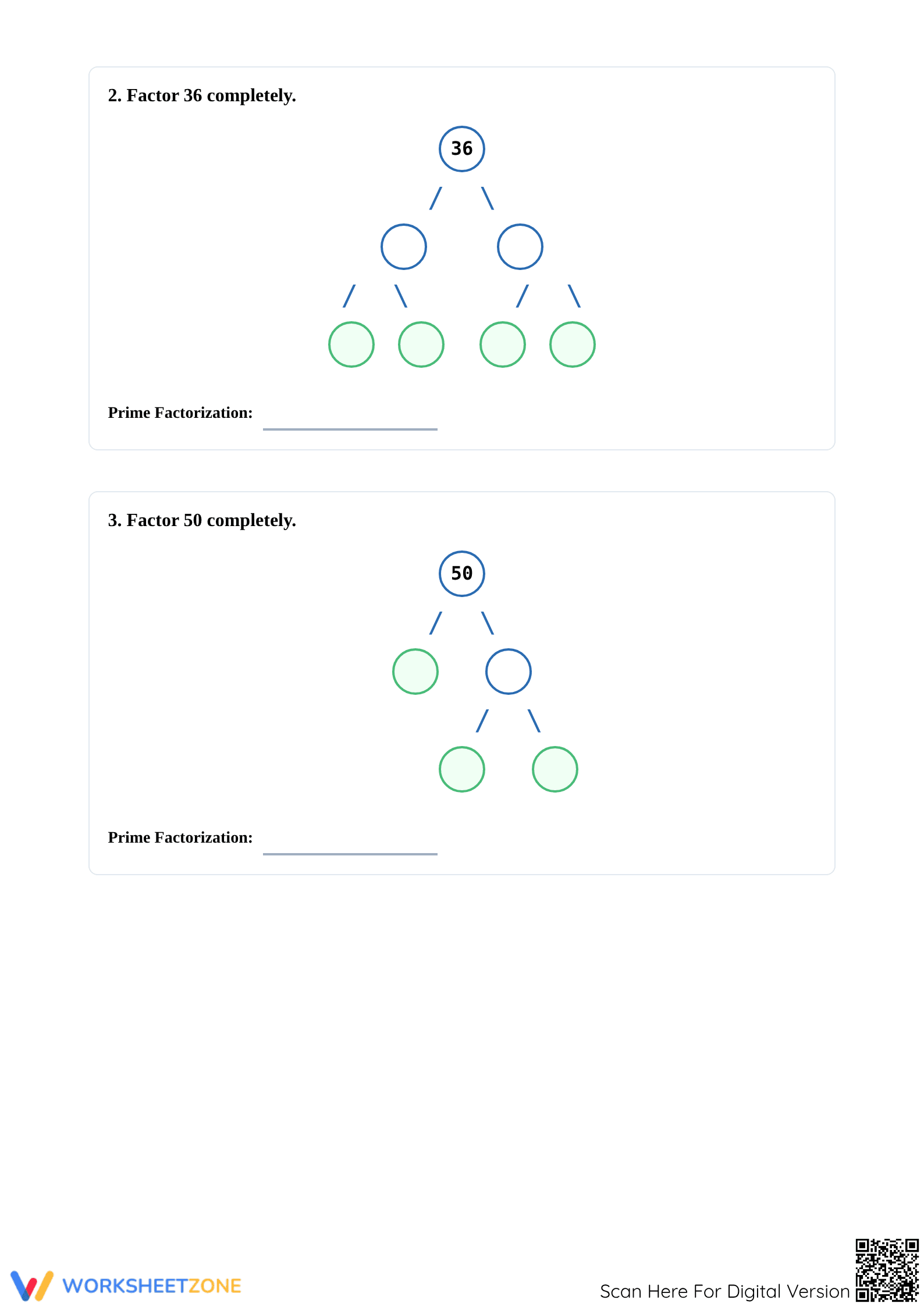 Essential Prime Factorization Practice | Grade 6 Math - Page 2