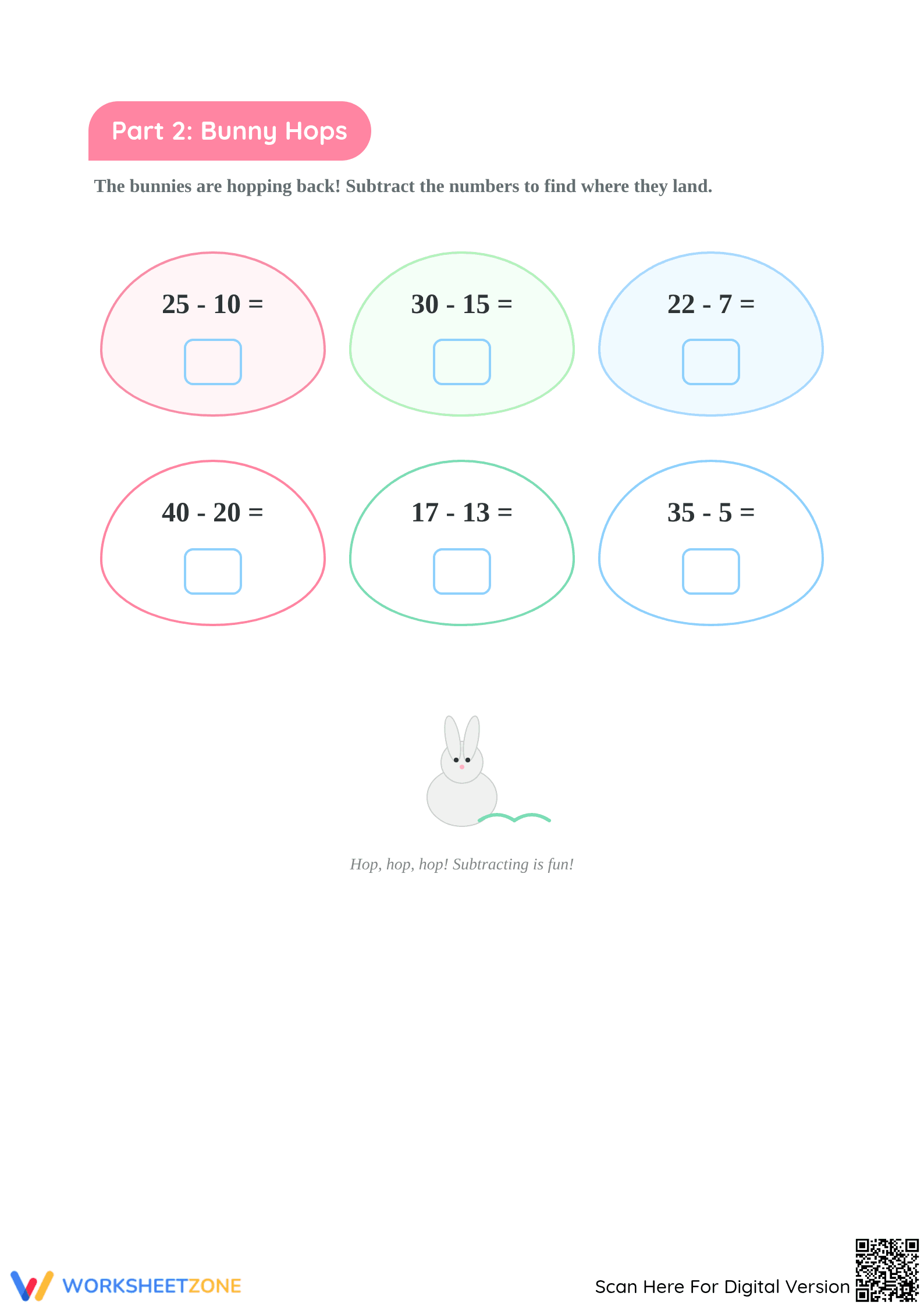 Easter Subtraction Worksheet | Grade 2 Essential Printable - Page 2