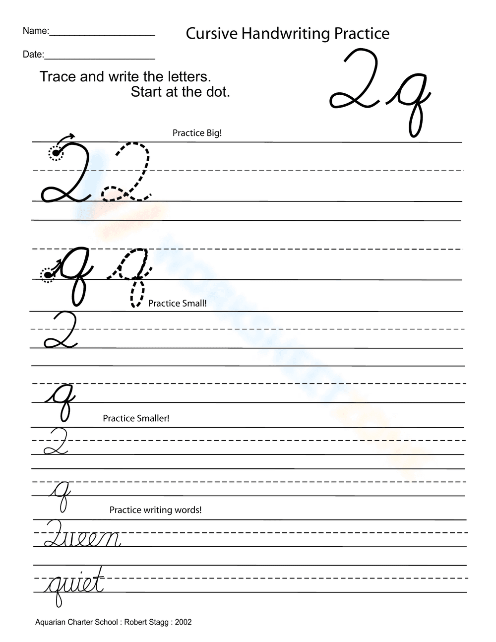 Cursive Alphabet Handwriting Practice | Grade 3 Essential - Page 17
