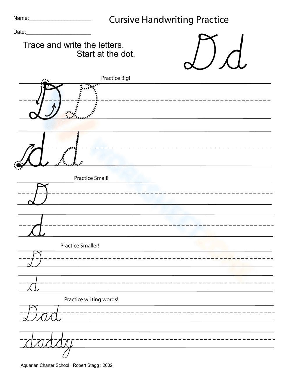 Cursive Alphabet Handwriting Practice | Grade 3 Essential - Page 4
