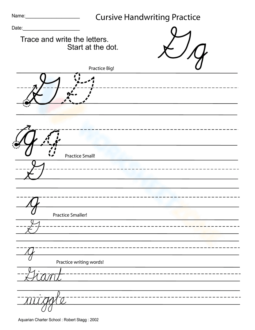 Cursive Alphabet Handwriting Practice | Grade 3 Essential - Page 7