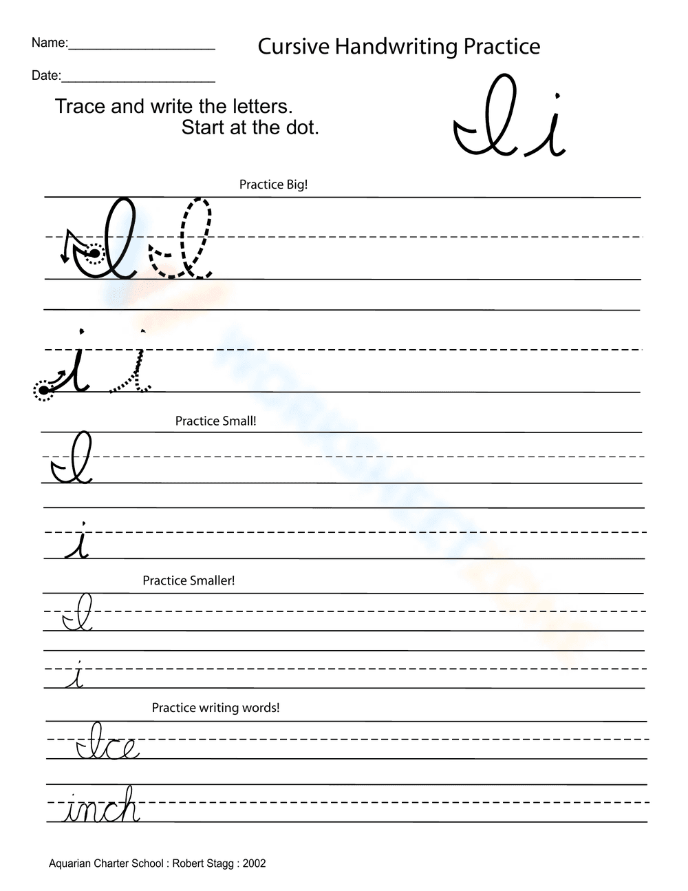 Cursive Alphabet Handwriting Practice | Grade 3 Essential - Page 9